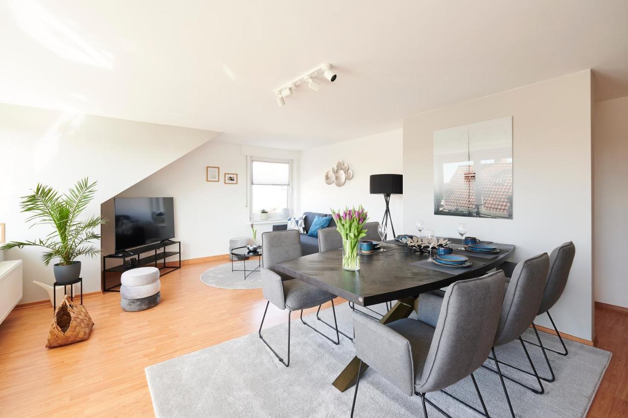 Grosszuegig & Stilvoll Parkplatz ,Ruhige Lage, 5 Personen, Langzeit Apartment Paderborn Luaran gambar